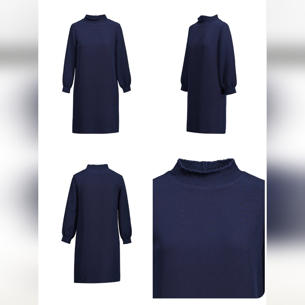 A.P.C. Rue Madame Paris Navy Julie Dress Size 42/XL